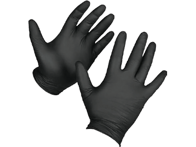 Black Nitrile Gloves, 6.5 Mil (50/box)_1