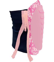 Pink Camo Soft Shell Zipper Wrap Knee Pads