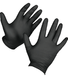 Black Nitrile Gloves, 6.5 Mil (50/box)