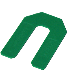 1/16" Green Horseshoe Tile Spacers (100/bag)