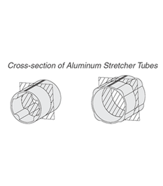 3' Aluminum Stretcher Tube