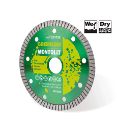 4" Green Line Basic Continuous Rim Blade