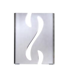 78" Drain Grate, Brushed Nickel, Water Wave Pattern