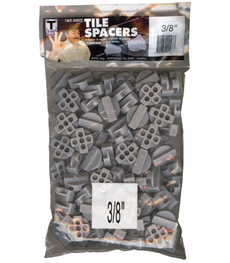 3/8" Gray Spacers (100/bag)