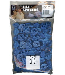 3/16" Blue Spacers (100/bag)
