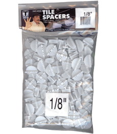 1/8" White Spacers (100/bag)