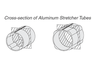 3' Aluminum Stretcher Tube_1