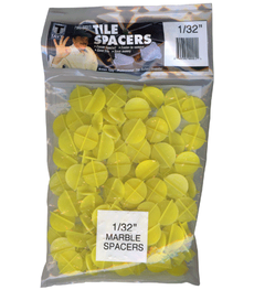 1/32" Yellow Spacers (100/bag)