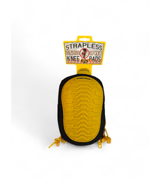 Caution Yellow Soft Shell Zipper Wrap Knee Pads